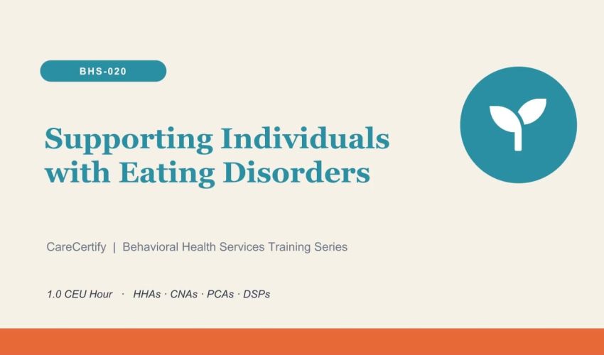 BHS-020-Supporting Individuals with Eating Disorders poster
