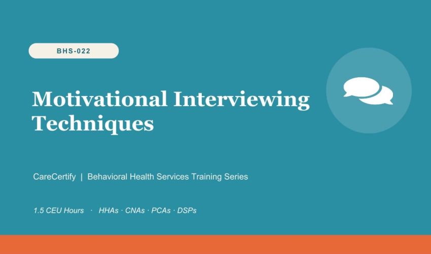 BHS-022-Motivational Interviewing Techniques poster