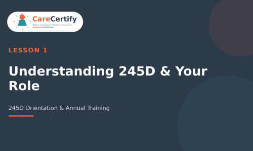 245D Direct Support Professional Orientation