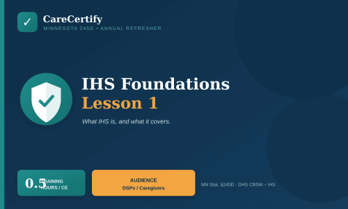IHS Training for Caregivers