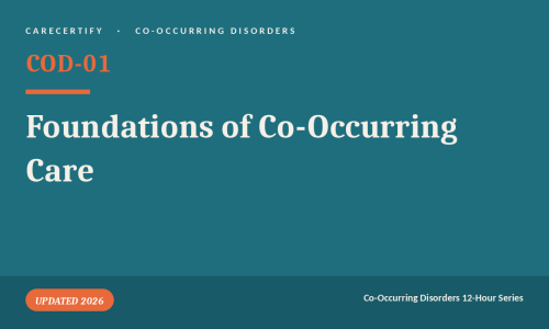 245G Co-Occurring Disorders Training Minnesota
